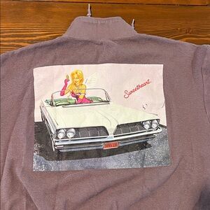 Boys Lie - Purple Pullover Sweatshirt Pin Up - Size L/XL